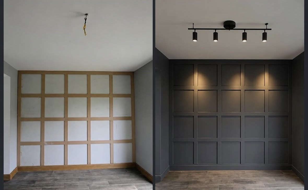 Accent Wall Before & After