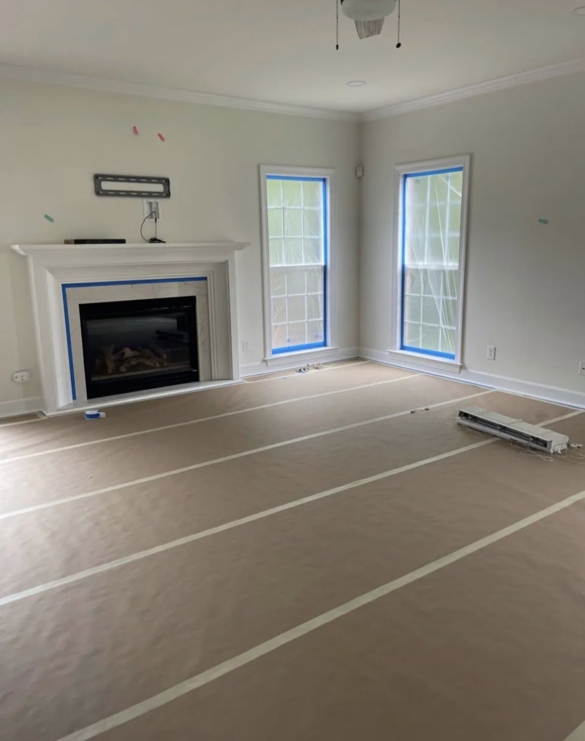 Living Room Prep & Paint